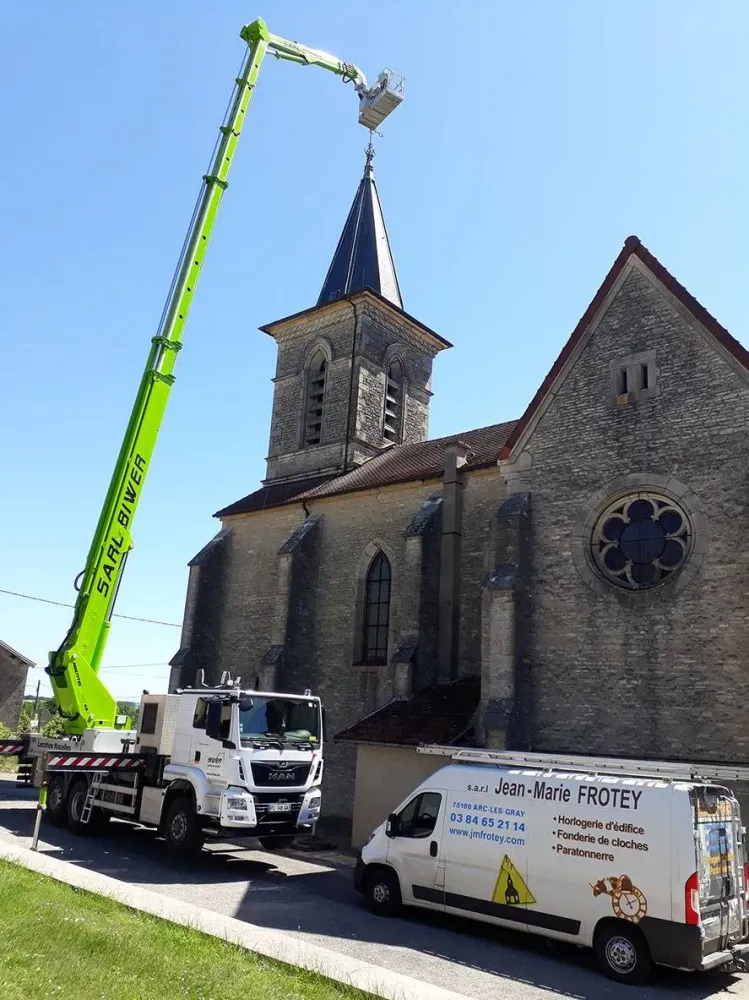 Installation de paratonnerre à Arc-lès-Gray